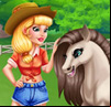 Audrey et le poney